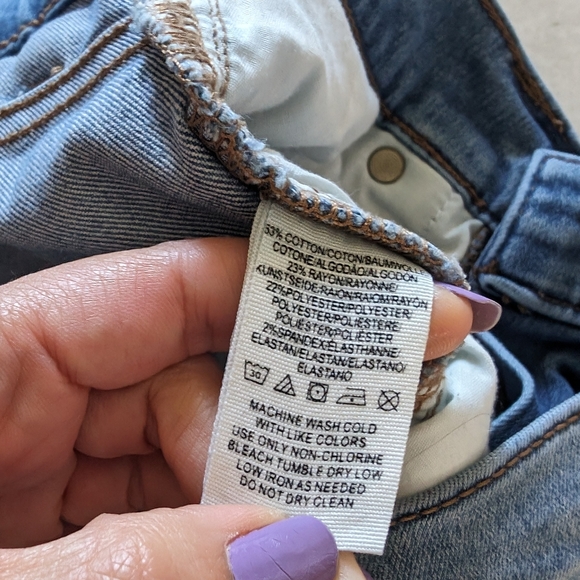 Free People Flared Leg Jeans Size 25 - Picture 6 of 10